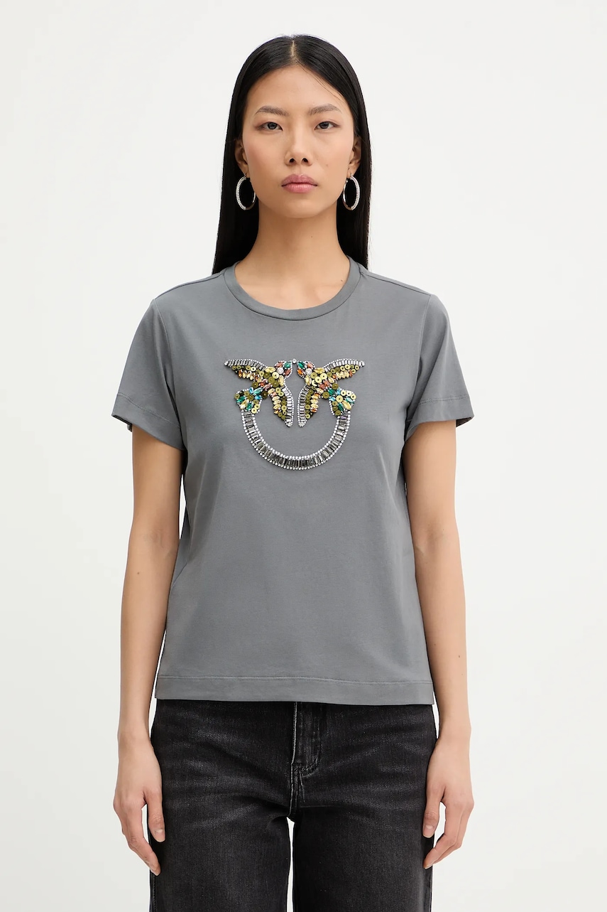 Βαμβακερό μπλουζάκι Pinko