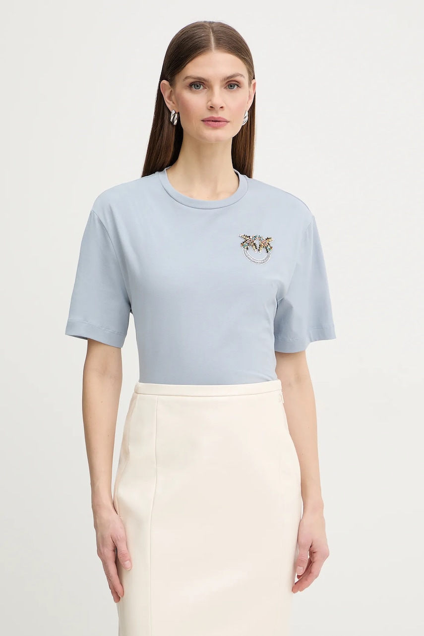 Βαμβακερό μπλουζάκι Pinko