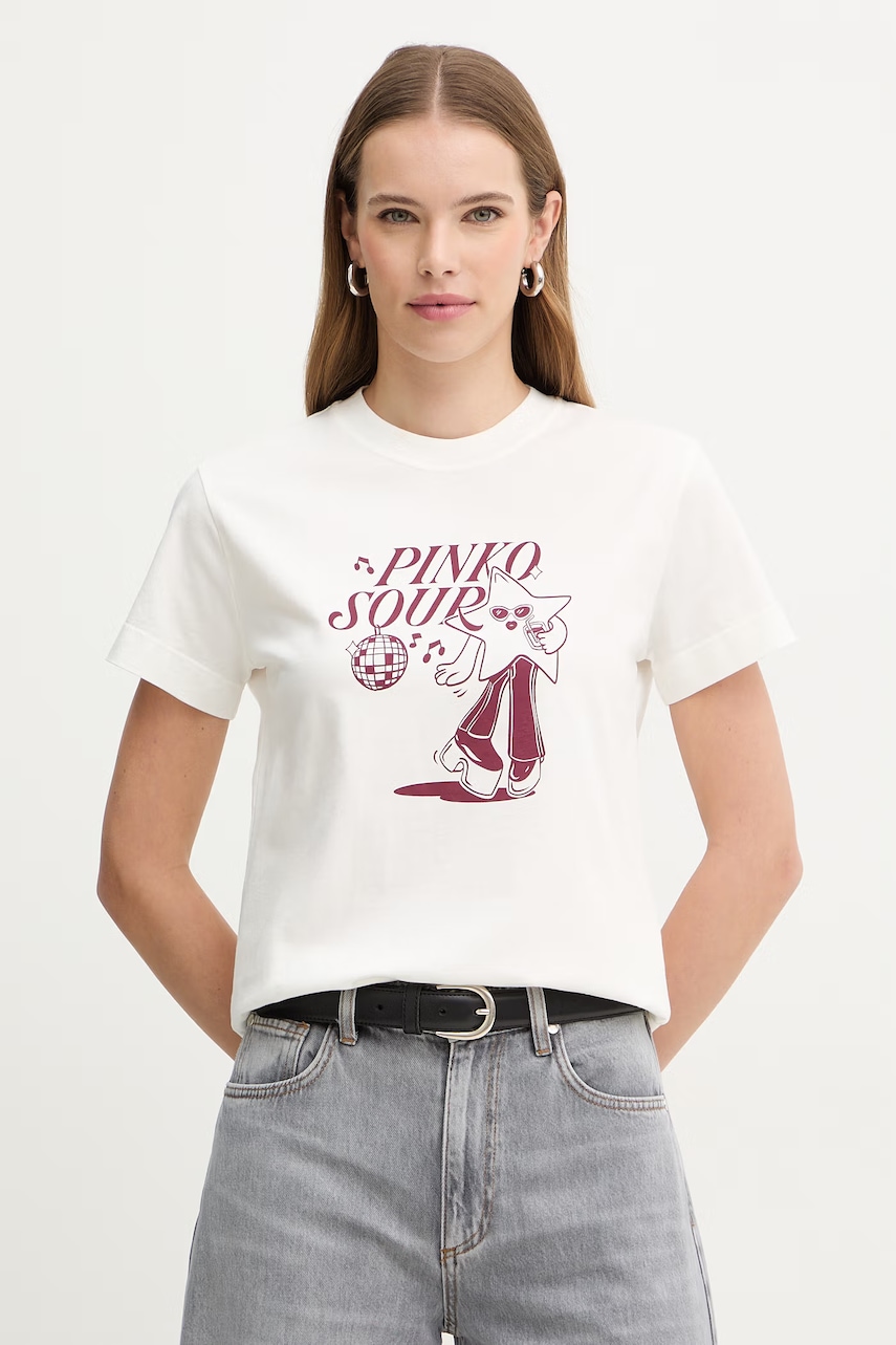 Pinko tricou din bumbac