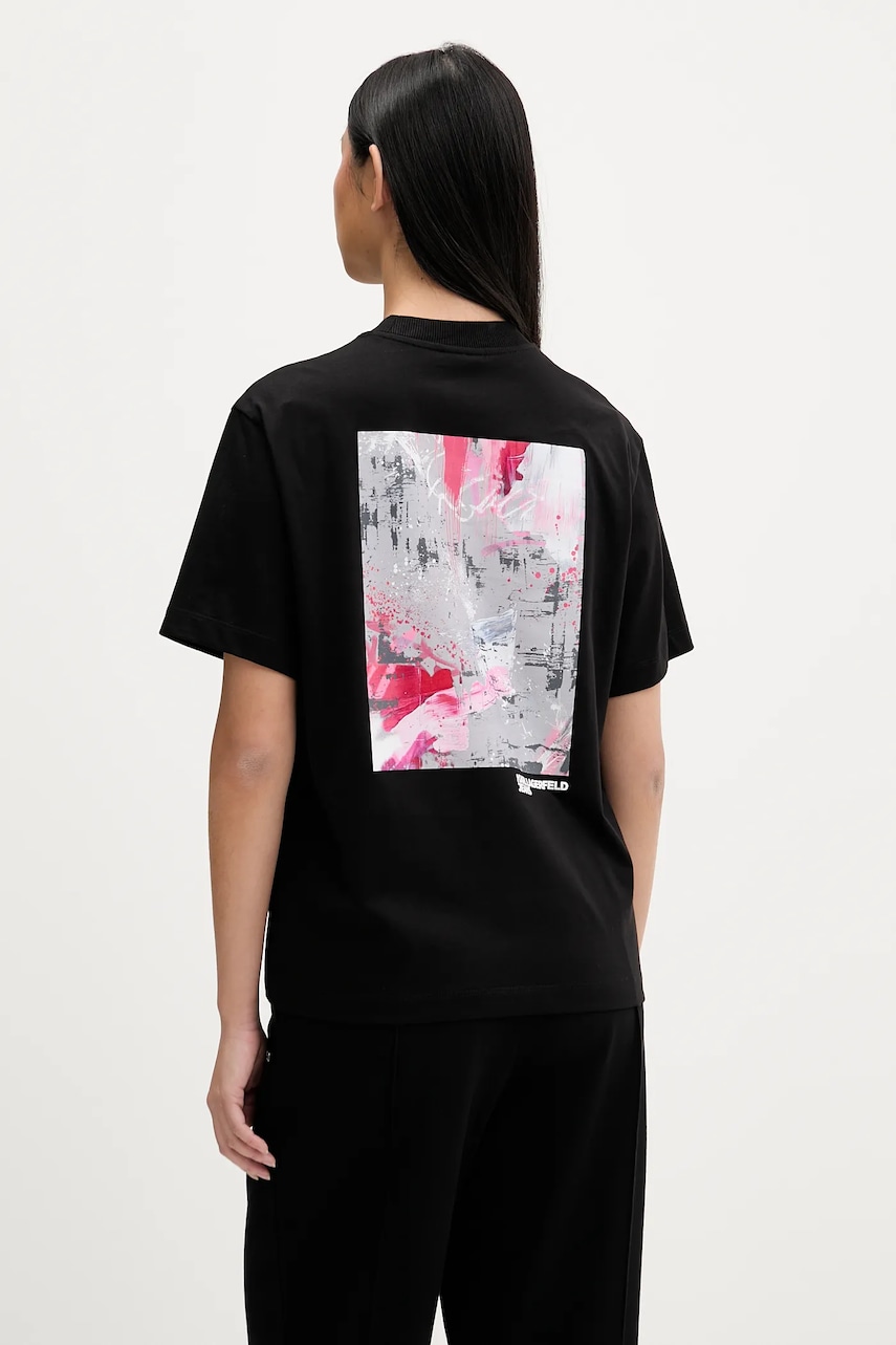 Karl Lagerfeld Jeans tricou din bumbac