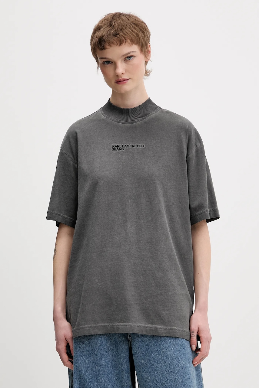 Karl Lagerfeld Jeans tricou din bumbac