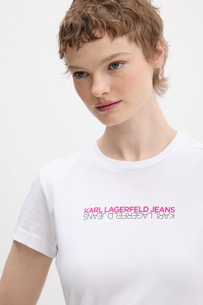 Βαμβακερό μπλουζάκι Karl Lagerfeld Jeans φωτογραφία
