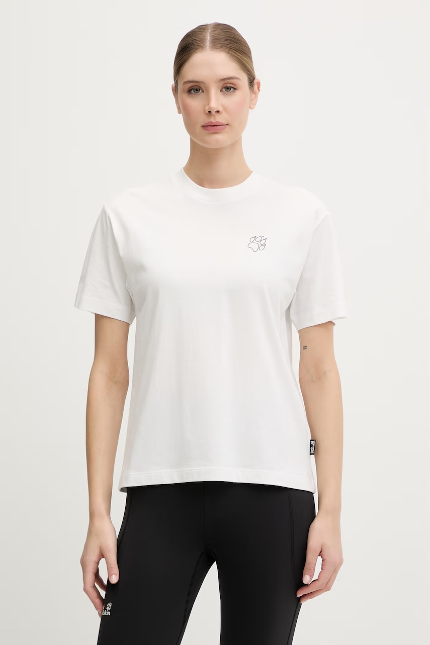 Jack Wolfskin t-shirt γυναικείο βαμβακερό Curious