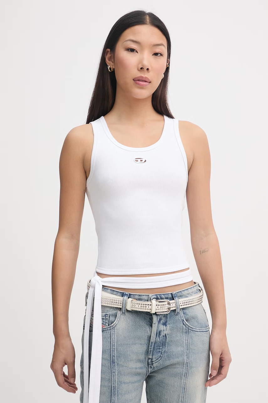 Diesel top pentru femei, din bumbac cu elastan T-ANKY-TAIL