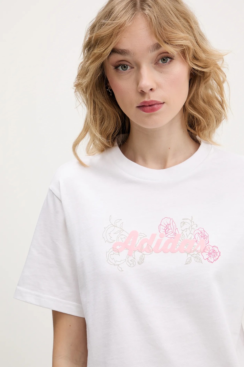 Bavlněné tričko adidas Western (obrázek 4)