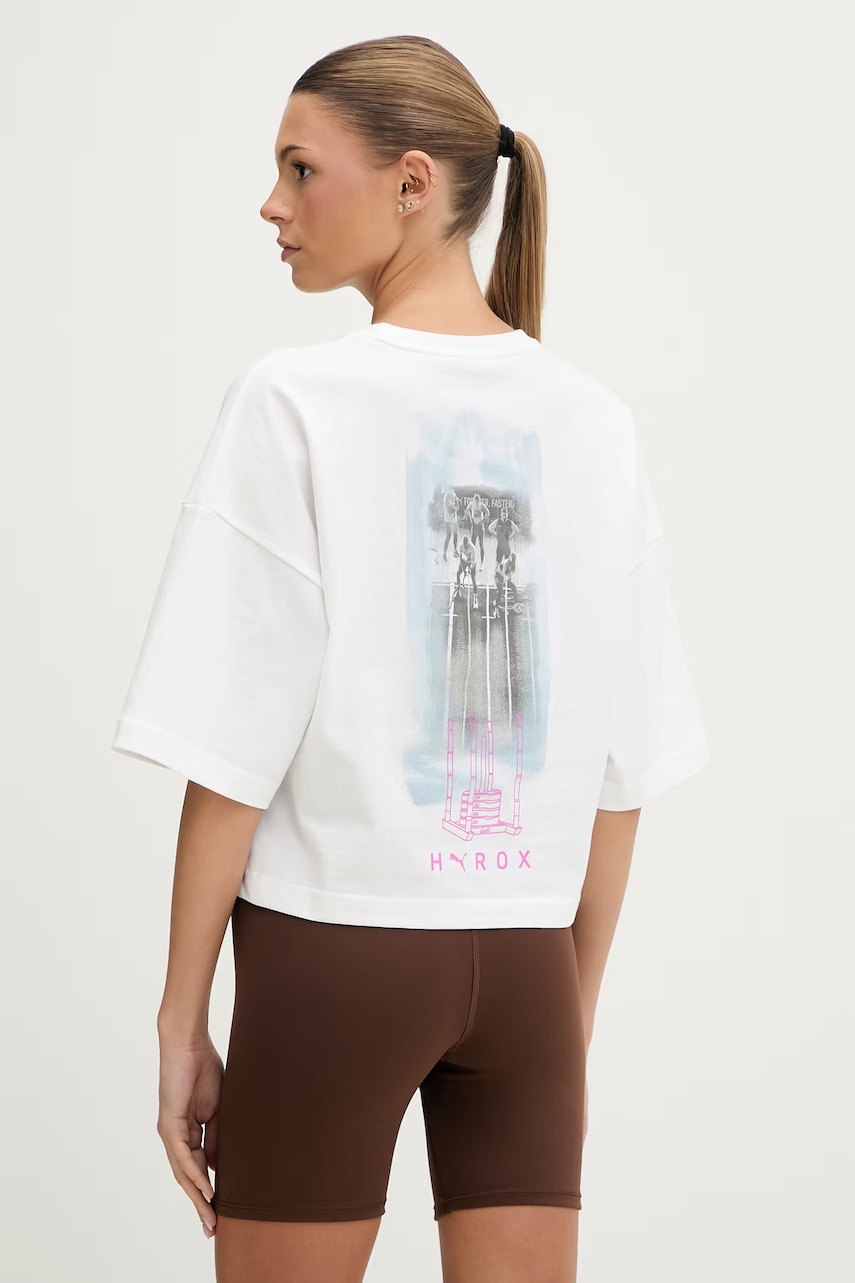 Puma T-shirt γυμναστικής γυναικείο βαμβακερό Lifestyle HYROX