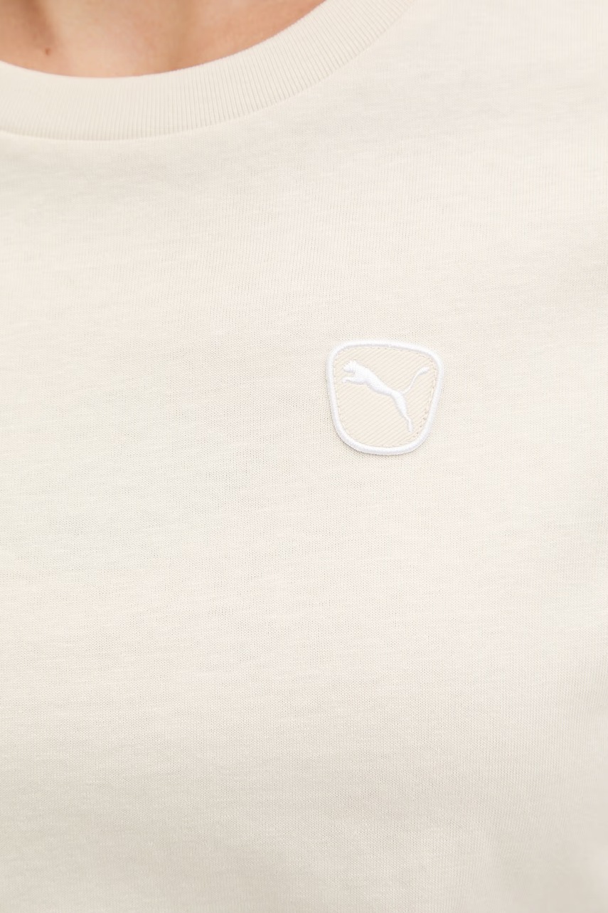 Puma tričko dámské bavlněné Essential Elevated (obrázek 5)