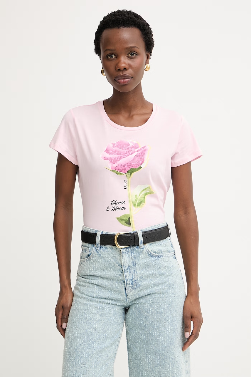 Liu Jo t-shirt Γυναικείο βαμβακερό