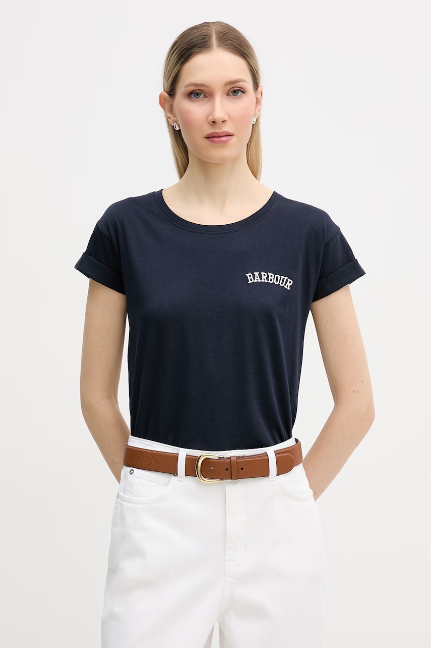 Βαμβακερό μπλουζάκι Barbour