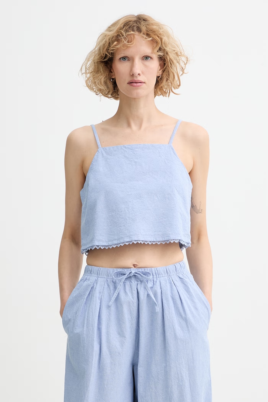American Vintage crop top dámský bavlněný
