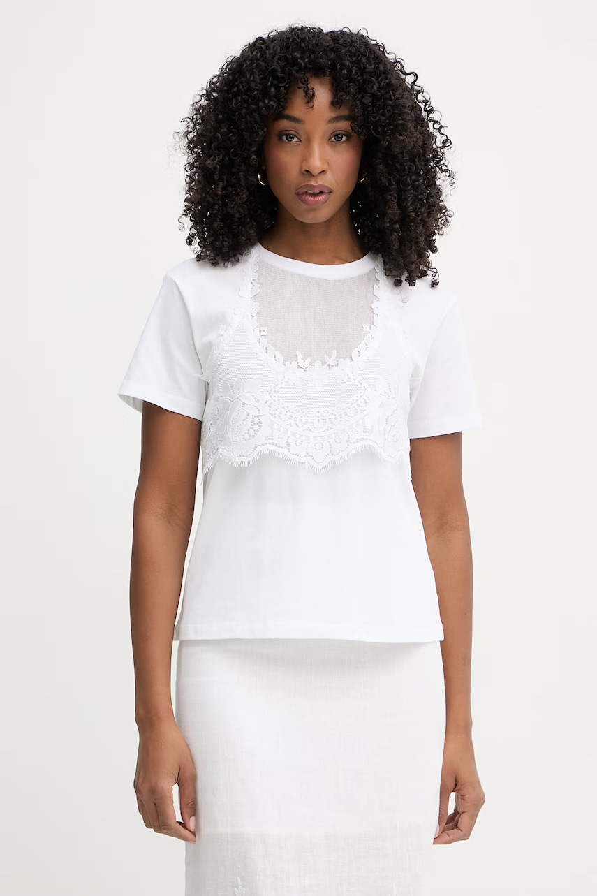 Twinset t-shirt damski bawełniany