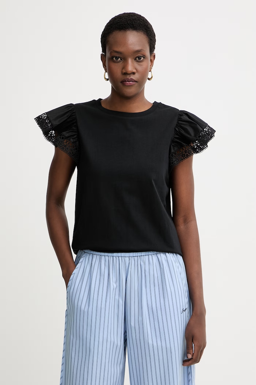 Twinset tricou pentru femei, din bumbac