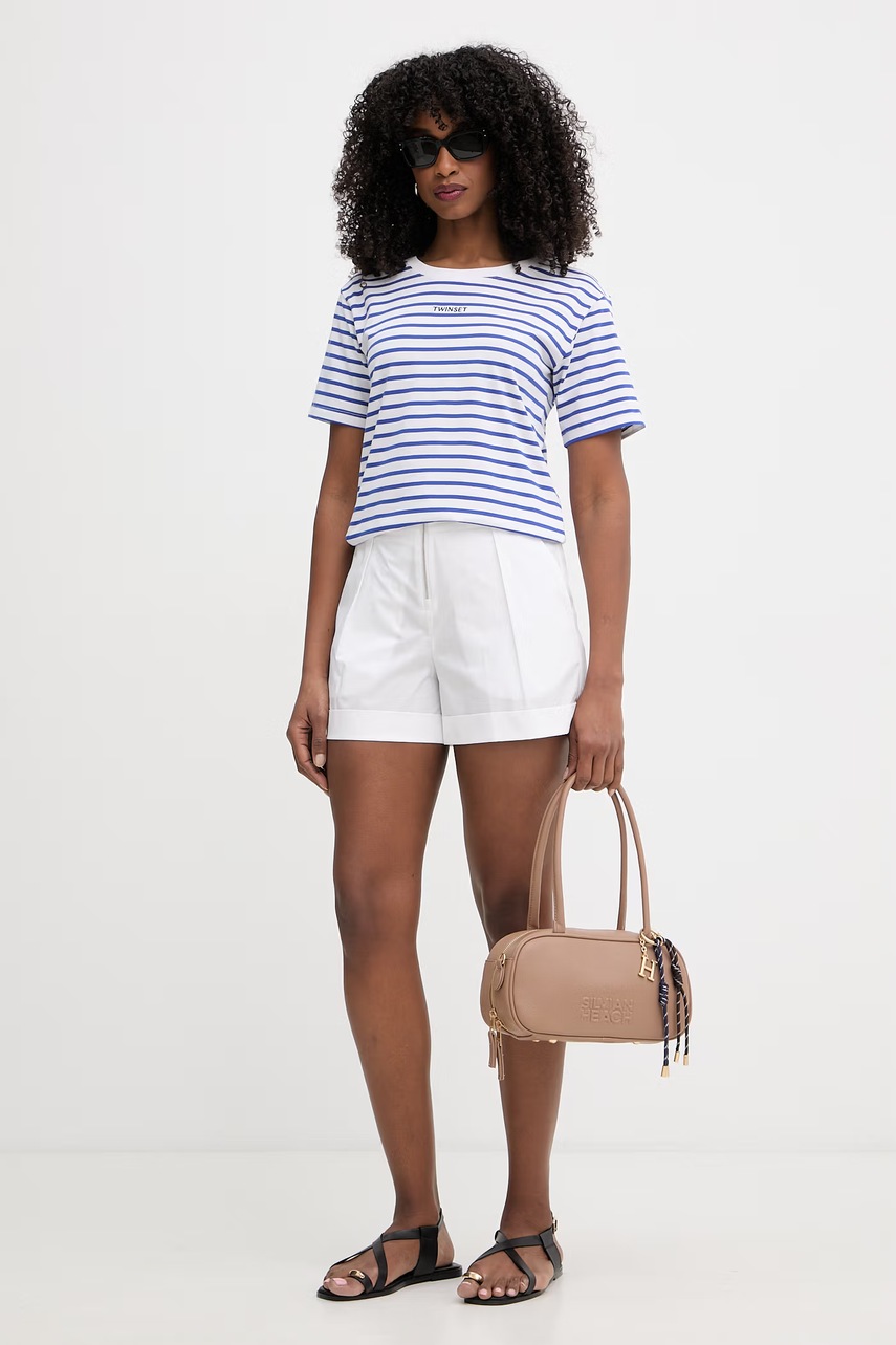 Twinset tričko dámské bavlněné s elastanem