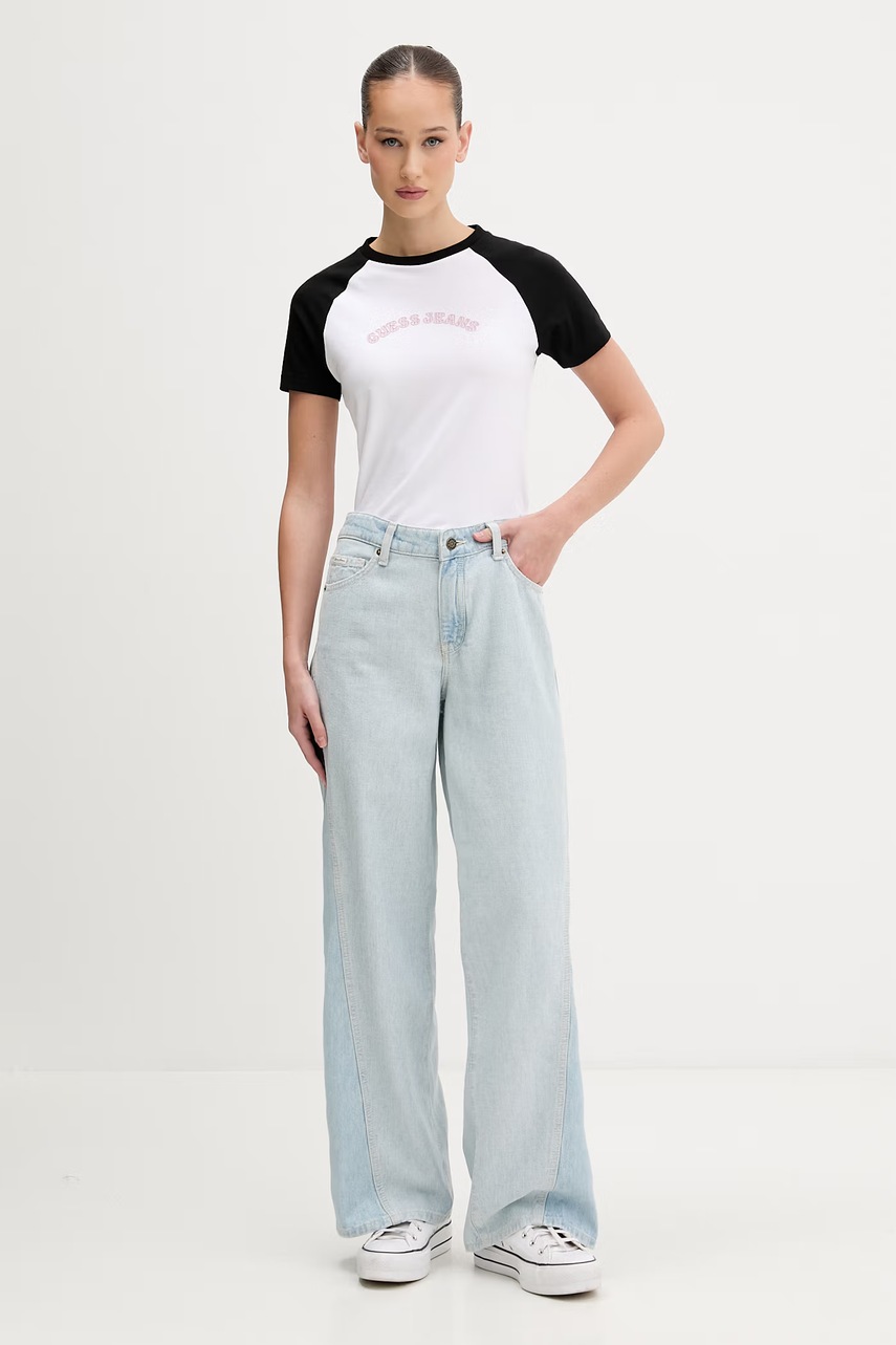 Guess Jeans t-shirt γυναικείο βαμβακερό