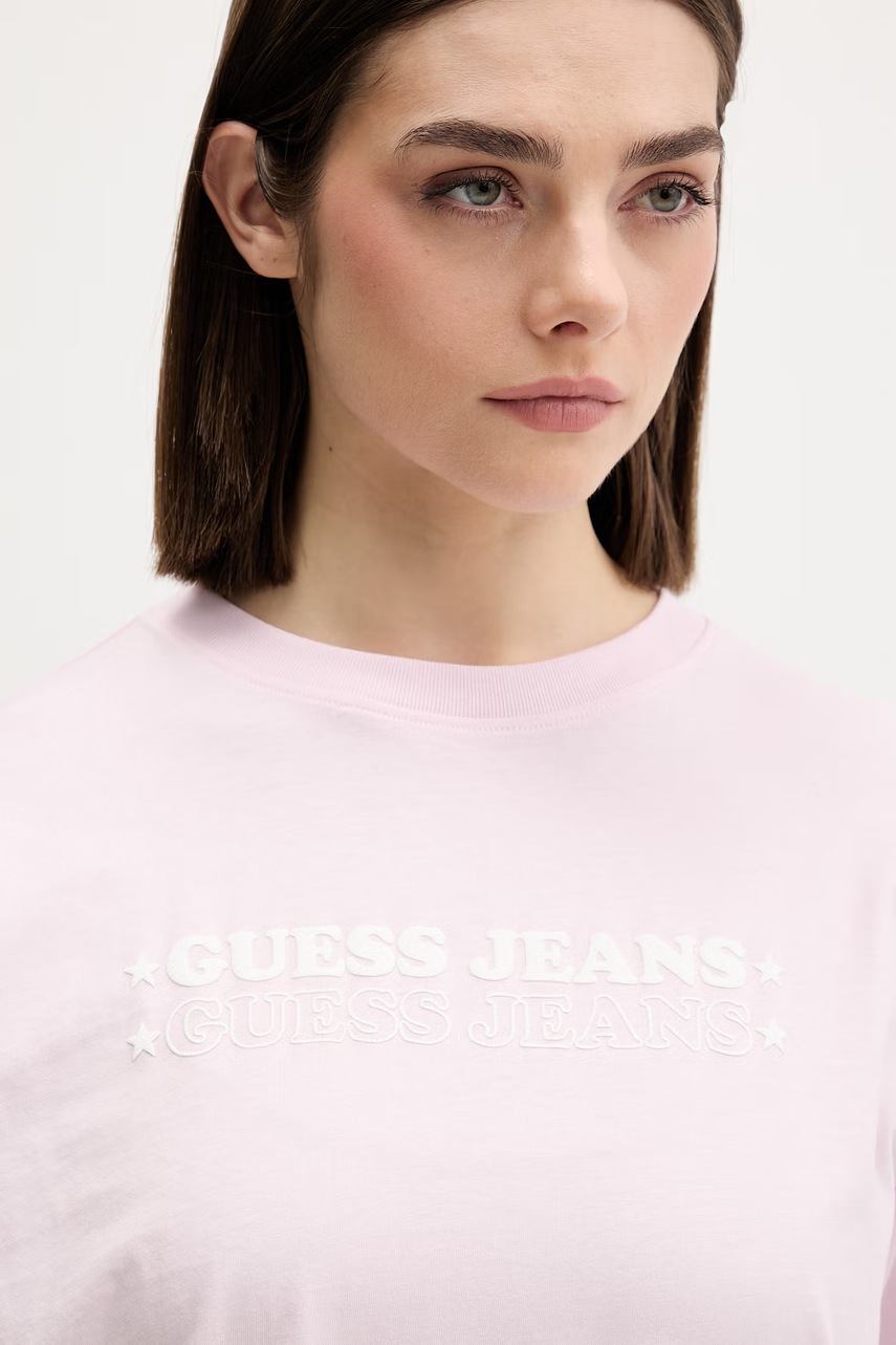 Guess Jeans tričko dámské bavlněné (obrázek 4)