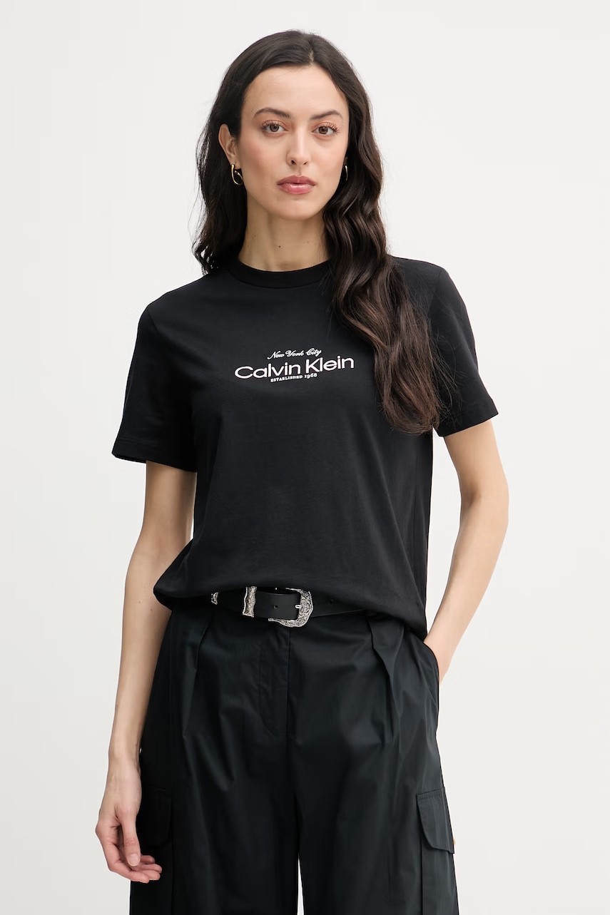 Calvin Klein Jeans T-shirt γυναικείο βαμβακερό