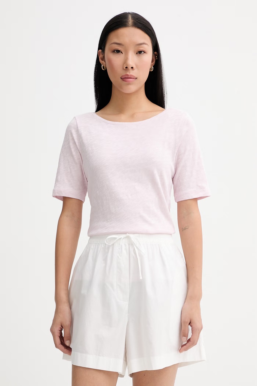 Marc O'Polo T-shirt γυναικείο βαμβακερό 5000013299 ροζ L,XL,S,XS