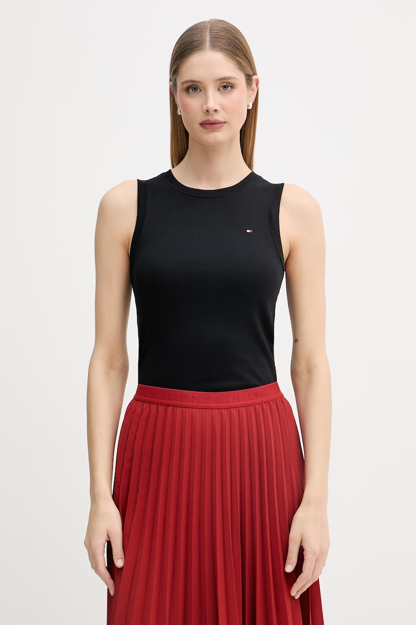 Tommy Hilfiger top pentru femei, din bumbac