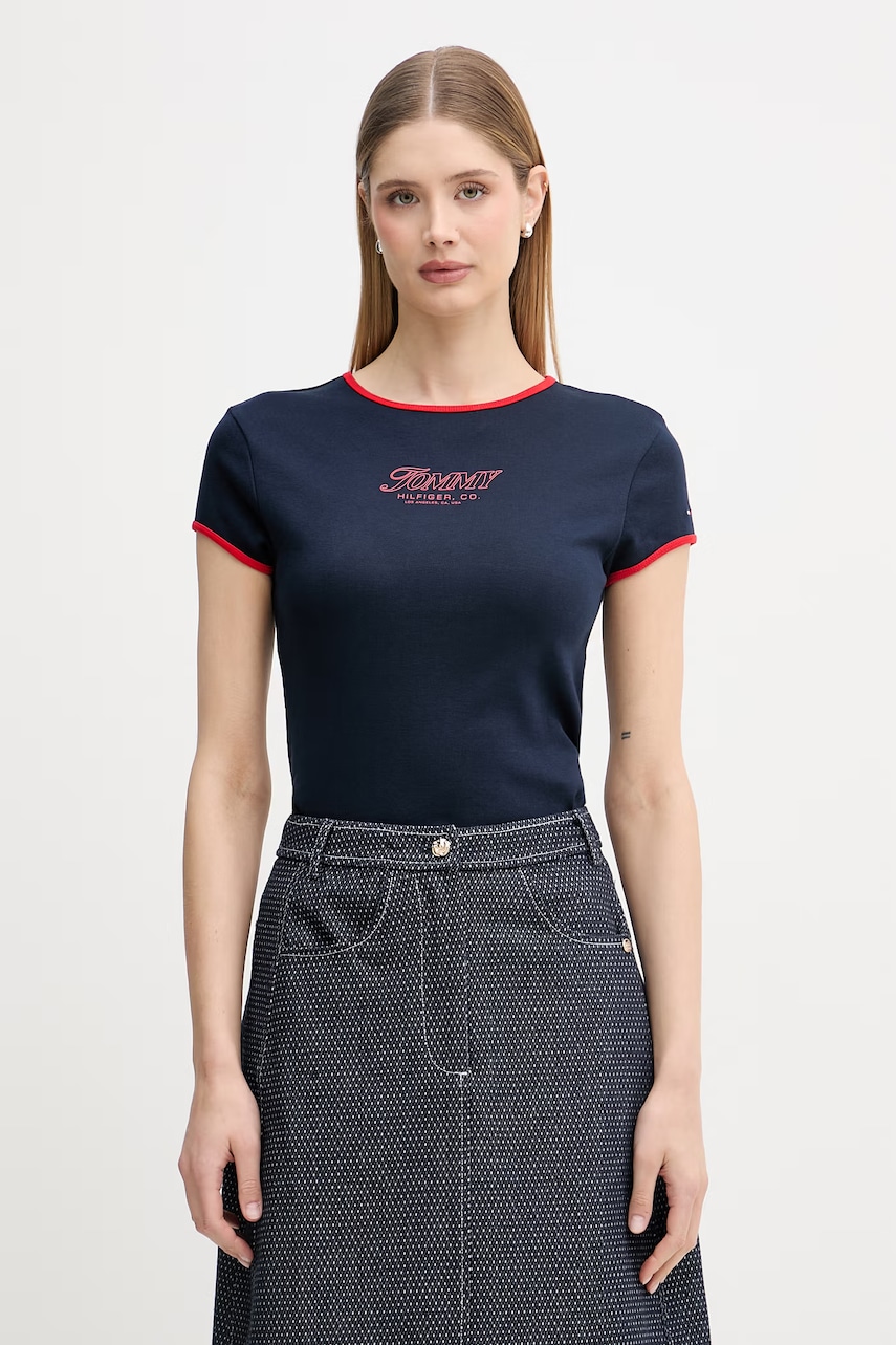 Tommy Hilfiger T-shirt γυναικείο βαμβακερό