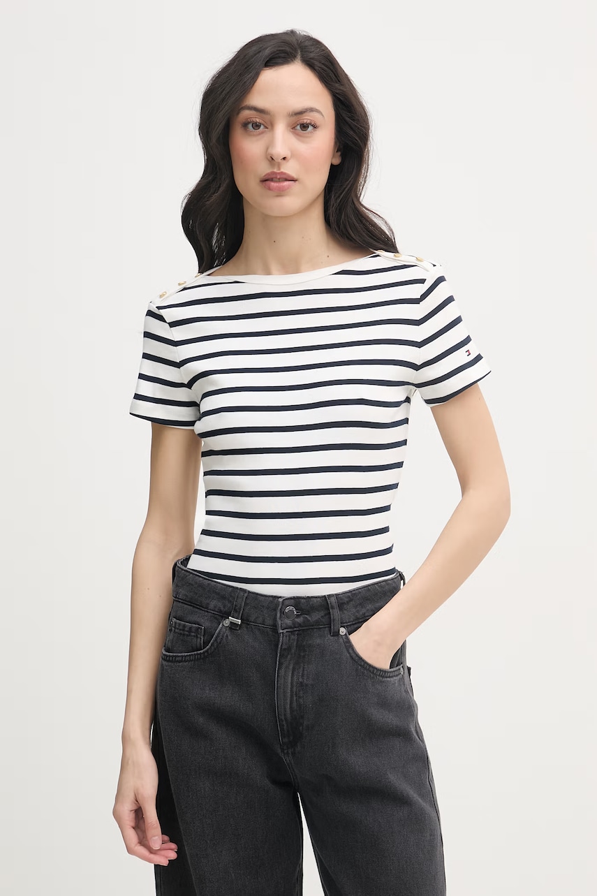 Tommy Hilfiger t-shirt γυναικείο βαμβακερό