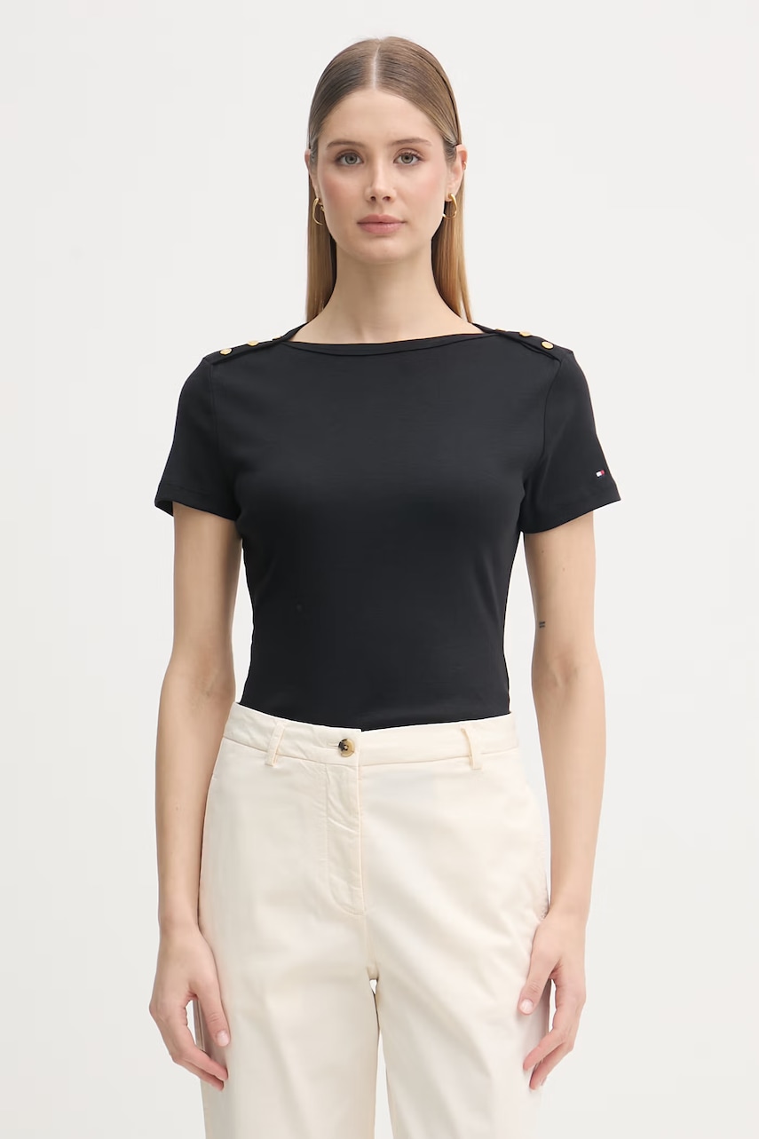 Tommy Hilfiger T-shirt γυναικείο βαμβακερό
