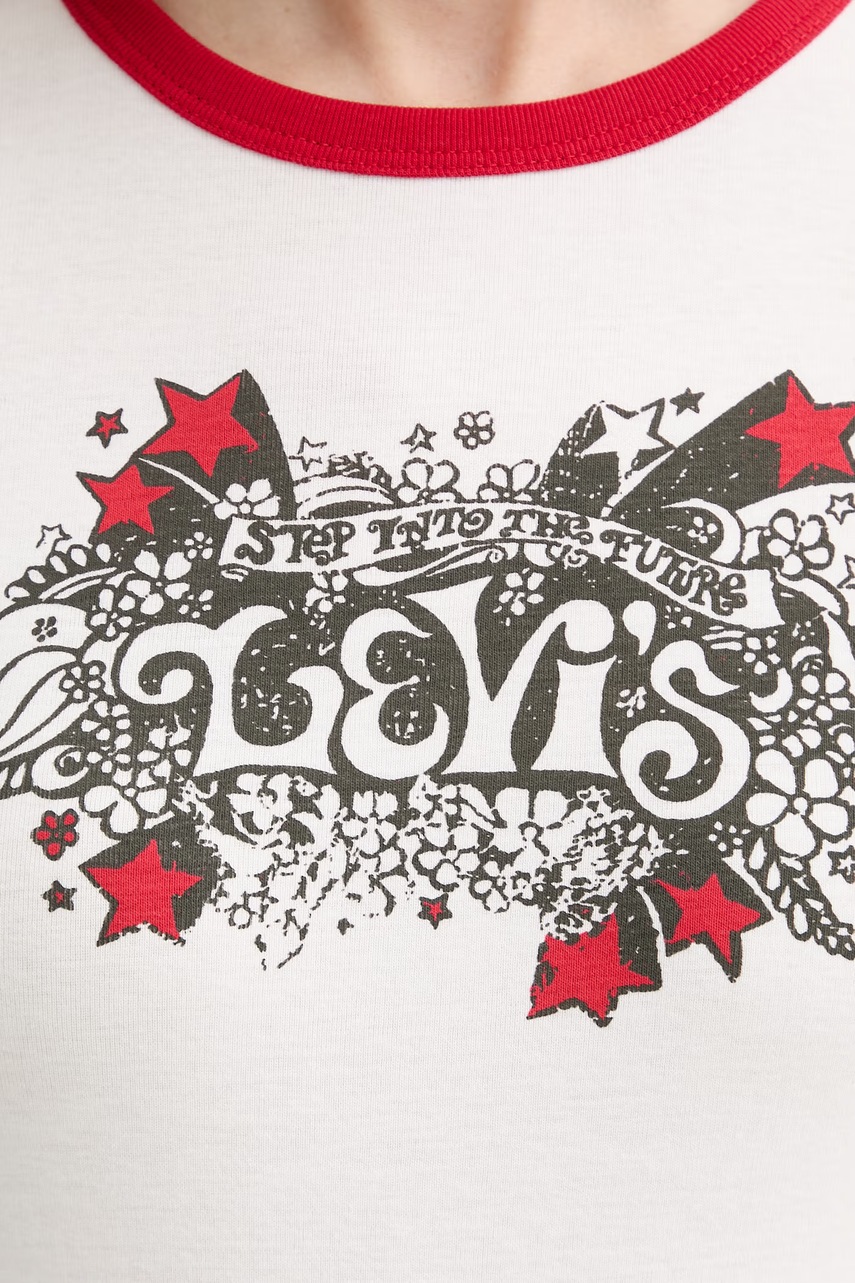 Bavlněné tričko Levi's GRAPHIC RINGER RICKIE (obrázek 5)