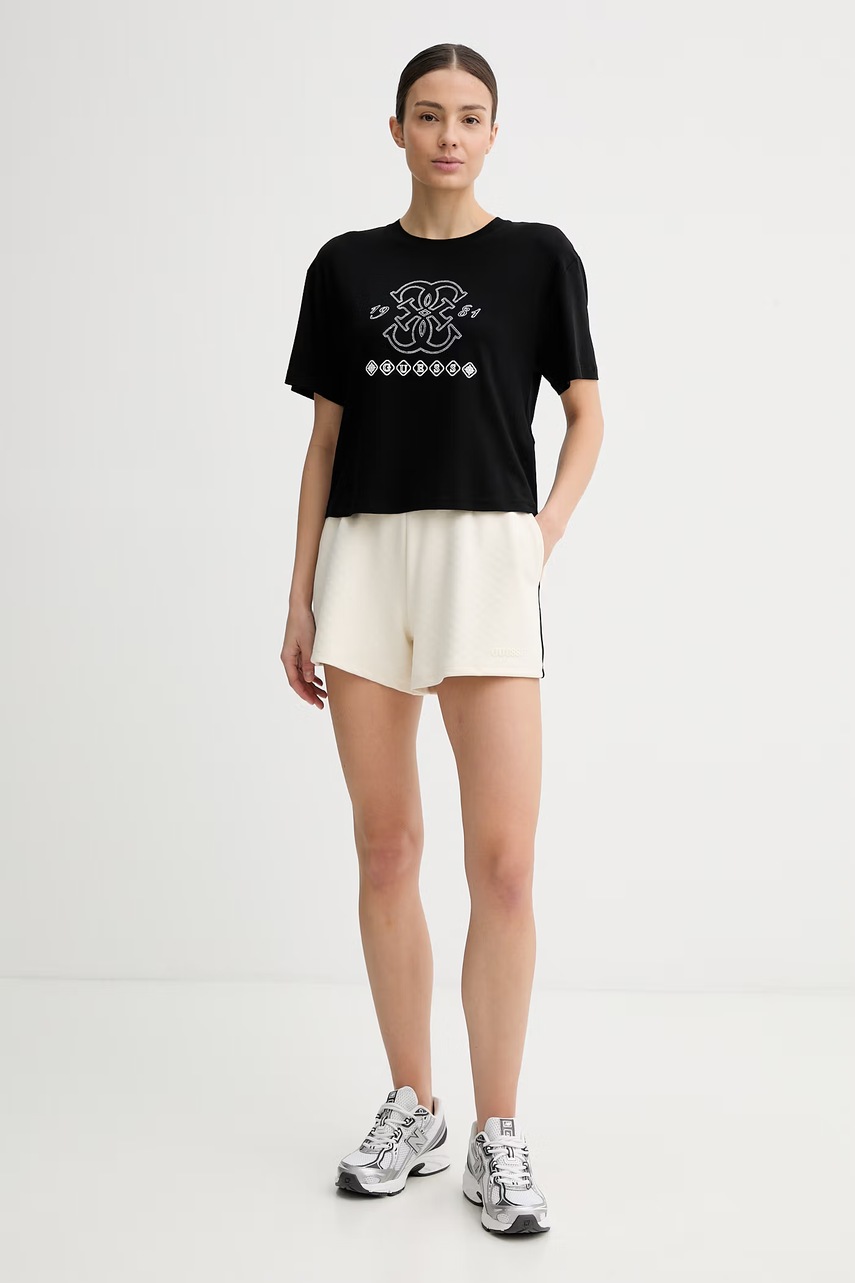 Guess t-shirt γυναικείο από βισκόζη GABI