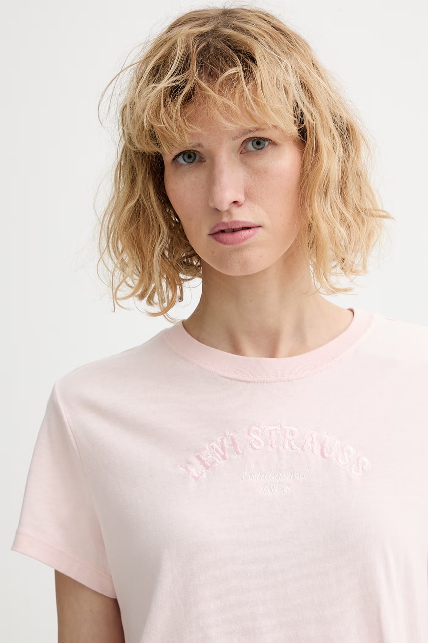 Bavlněné tričko Levi's GR T2 PERFECT (obrázek 4)