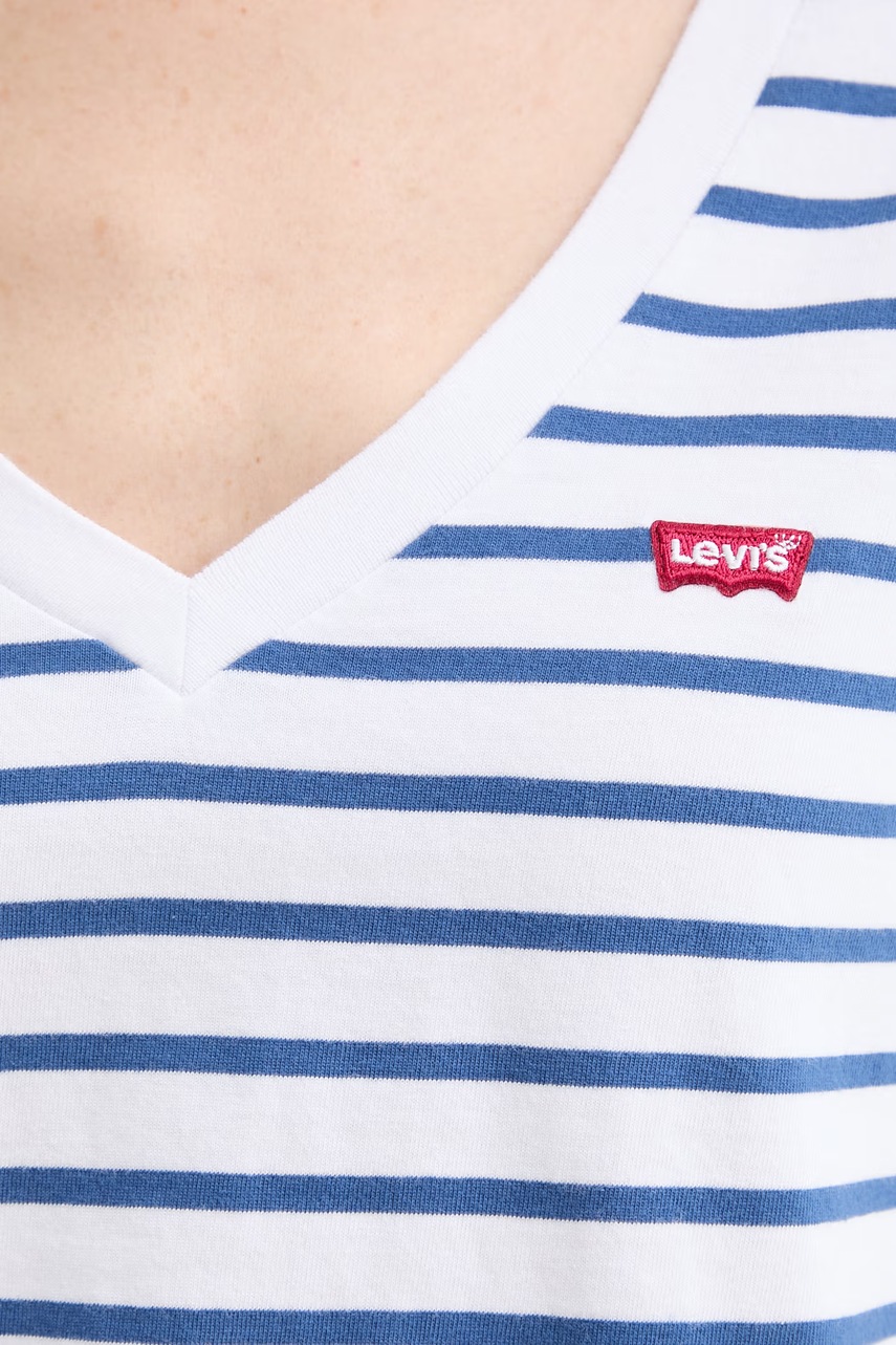 Levi's Bavlnené tričko Levi's PERFECT VNECK (obrázok 5)