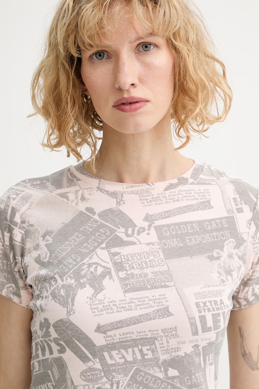 Bavlněné tričko Levi's GR ESSENTIAL SPORTY (obrázek 4)