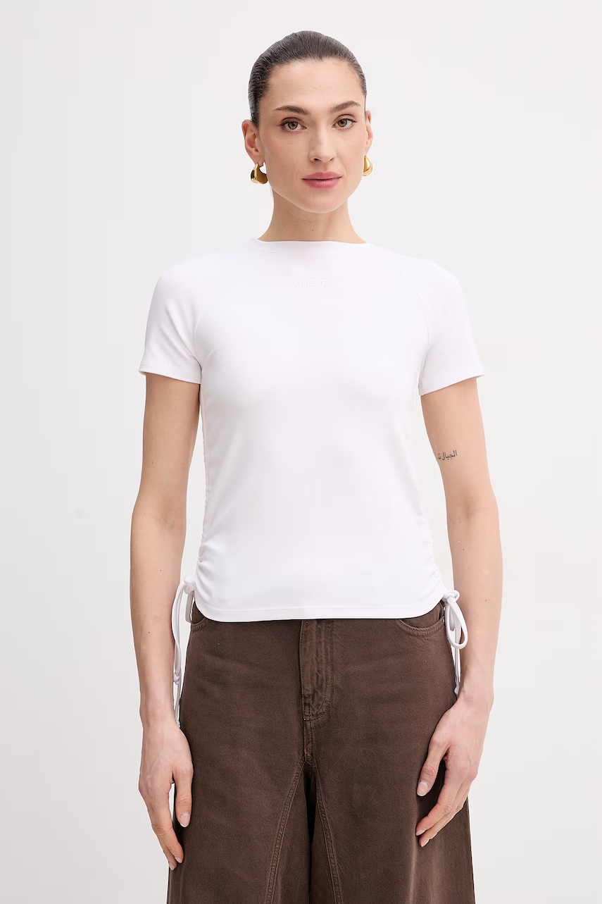 Patrizia Pepe T-shirt γυναικείο από βαμβάκι με ελαστάν