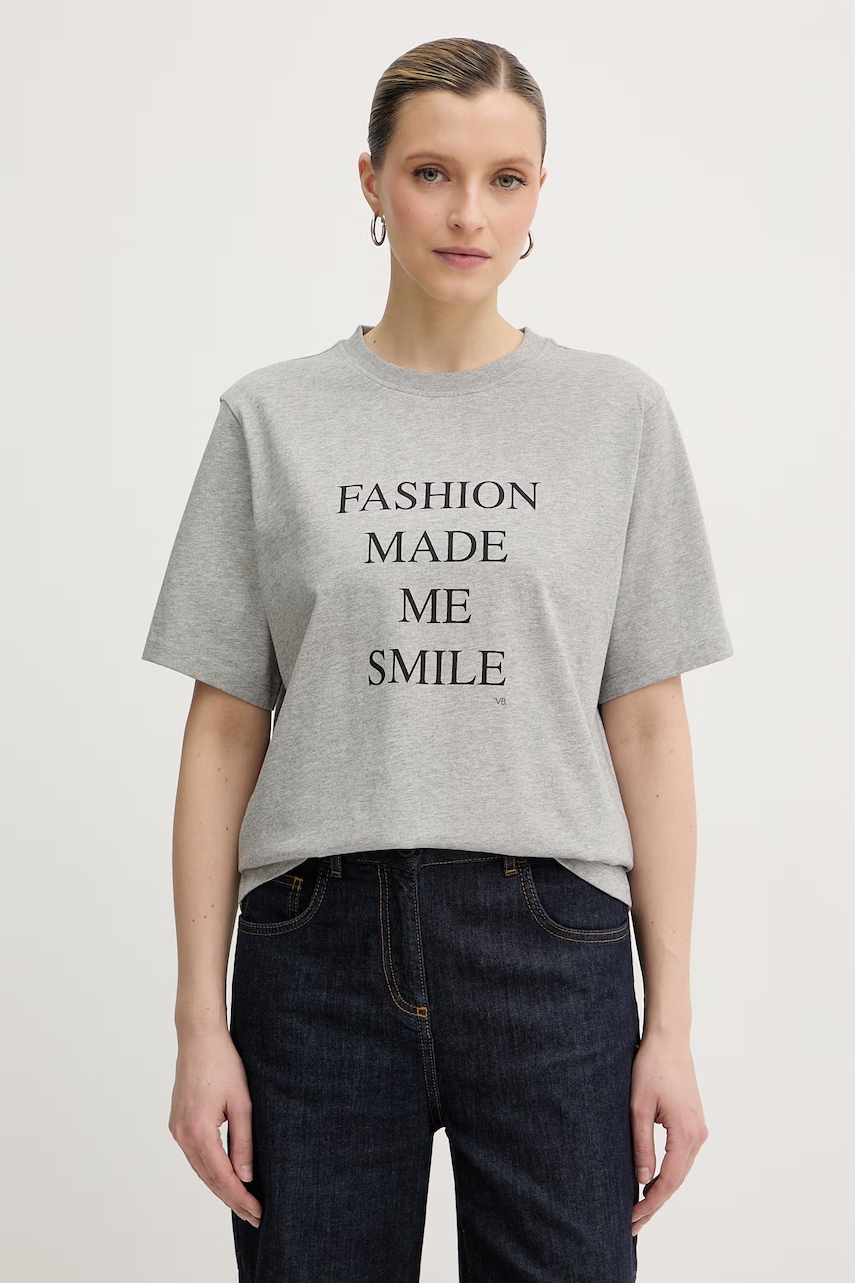 Victoria Beckham t-shirt γυναικείο βαμβακερό