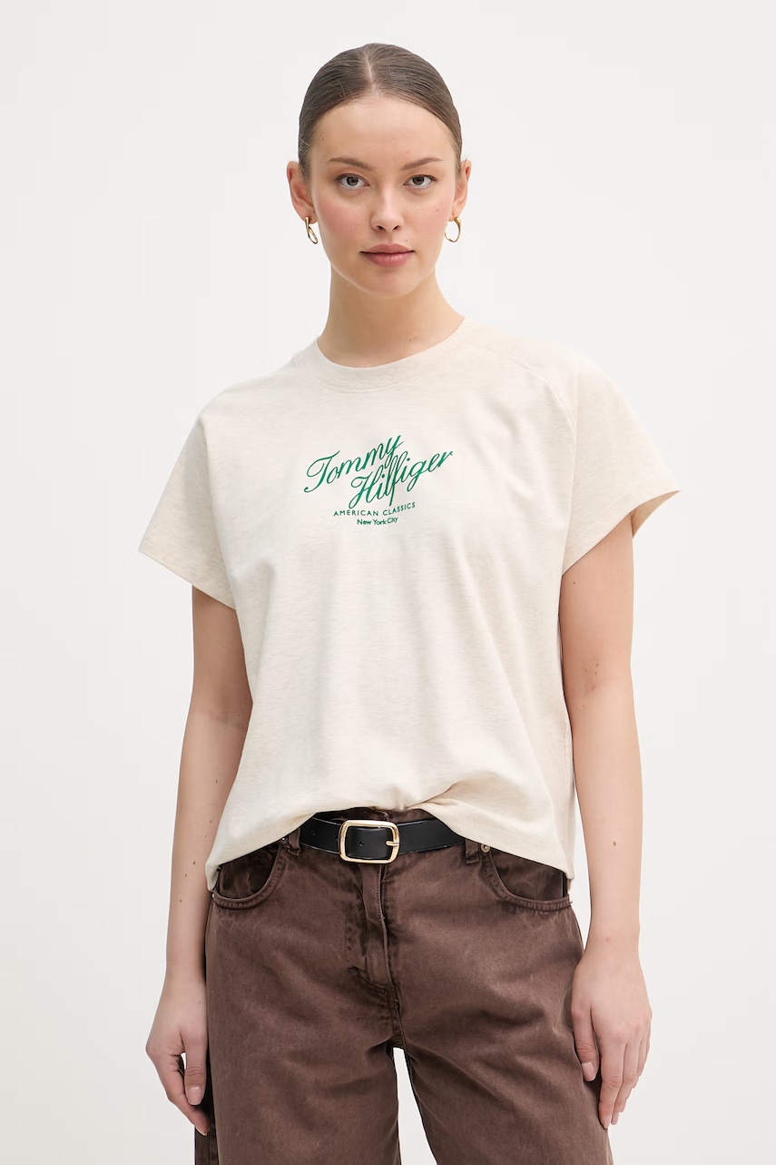 Tommy Hilfiger T-shirt γυναικεία βαμβακερή