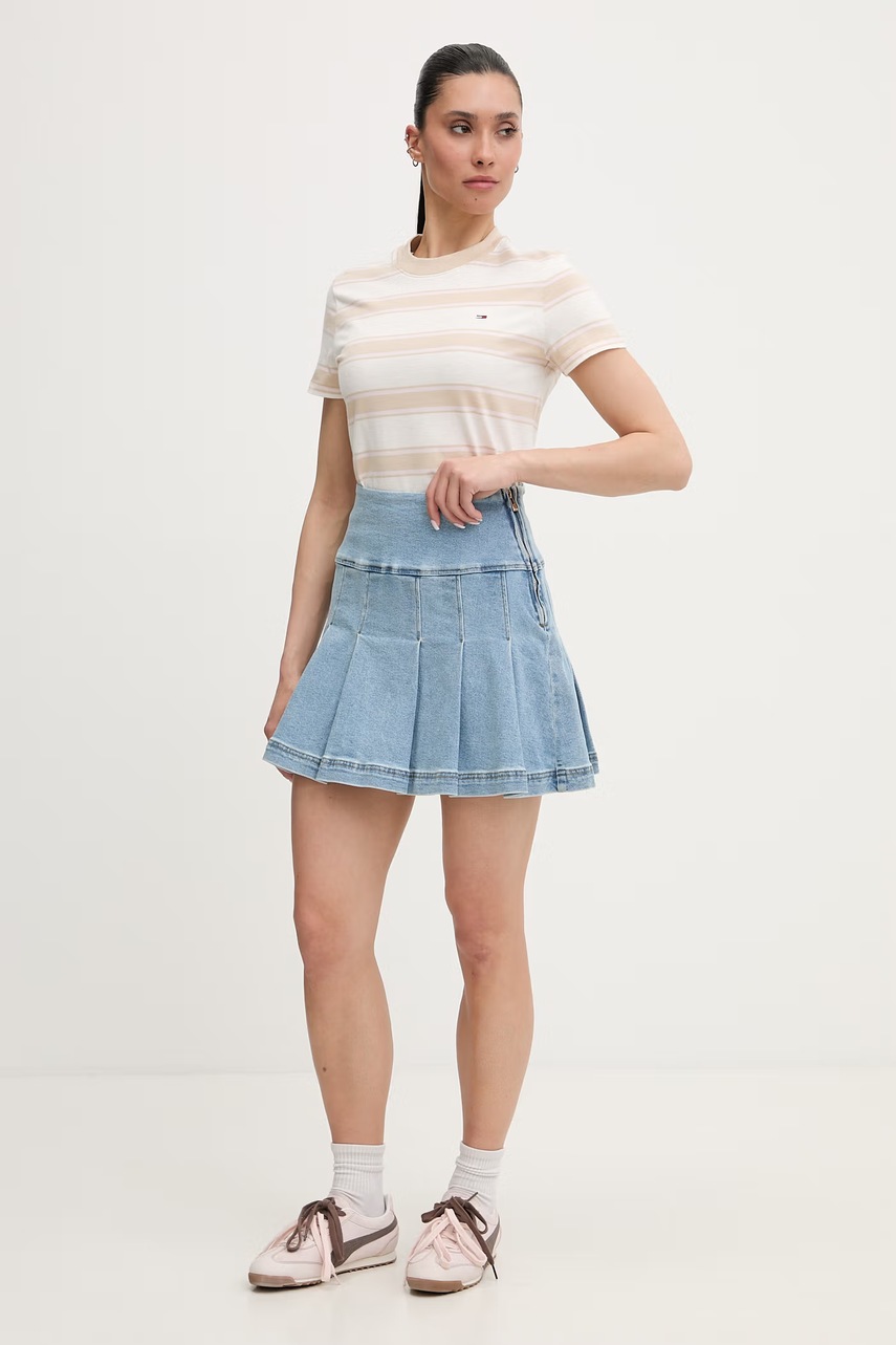 Tommy Jeans t-shirt γυναικείο βαμβακερό