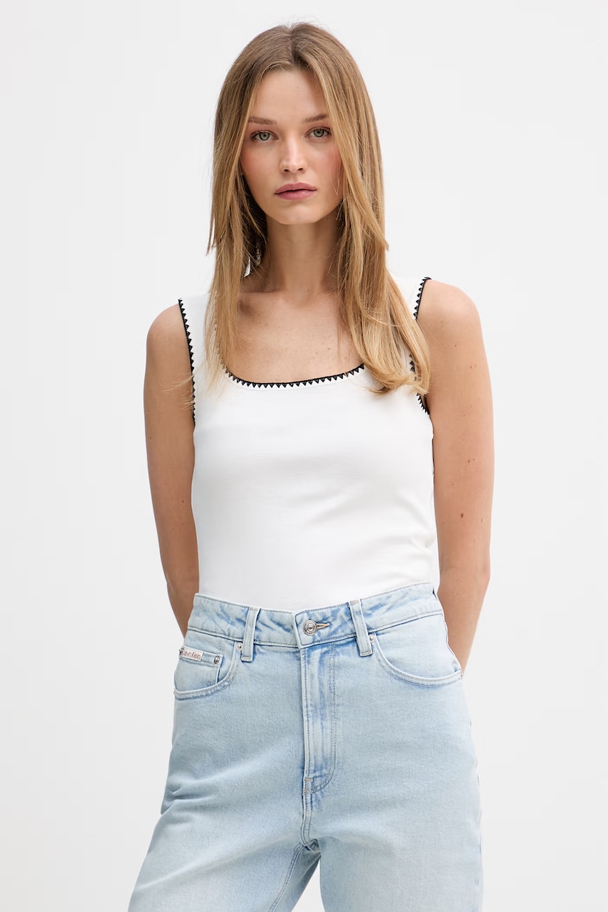 Levně Tommy Hilfiger top dámský bavlněný