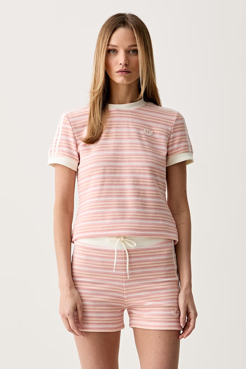 adidas Originals T-shirt damski z wiskozą