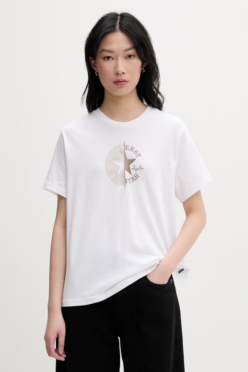 Converse t-shirt γυναικείο βαμβακερό
