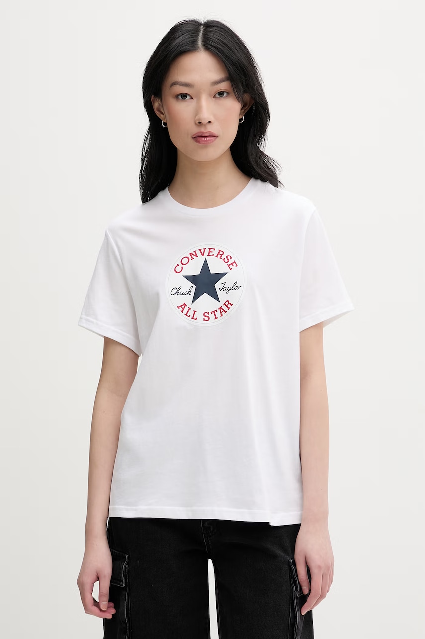 Converse t-shirt γυναικείο βαμβακερό