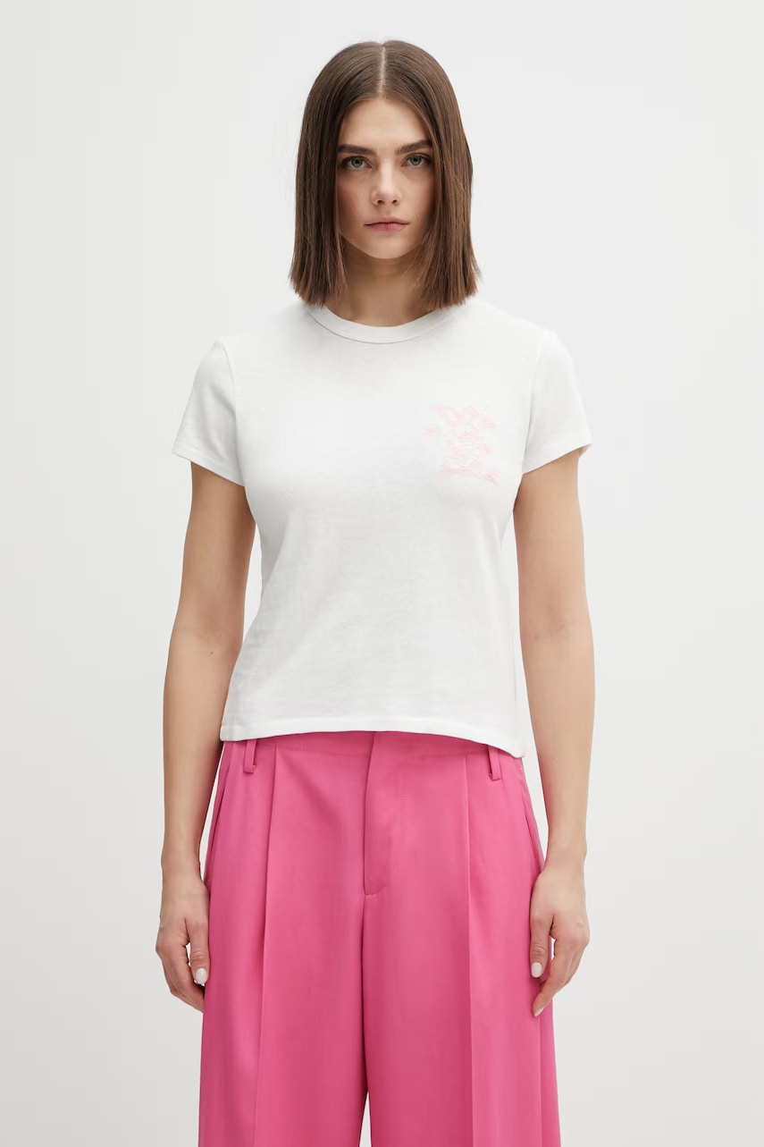 Kenzo t-shirt bawełniany GOTS KENZO CARTOON OUTLINED EM