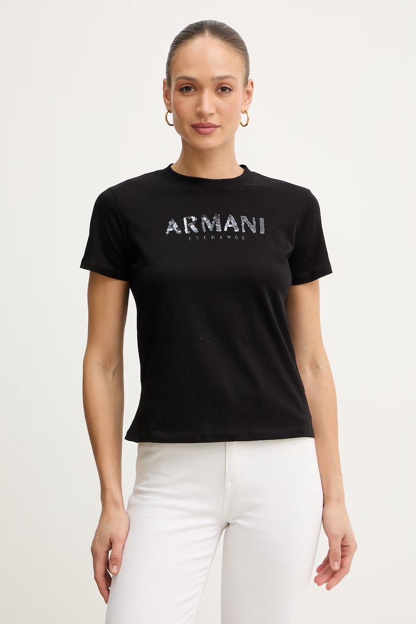 Armani Exchange tricou din bumbac