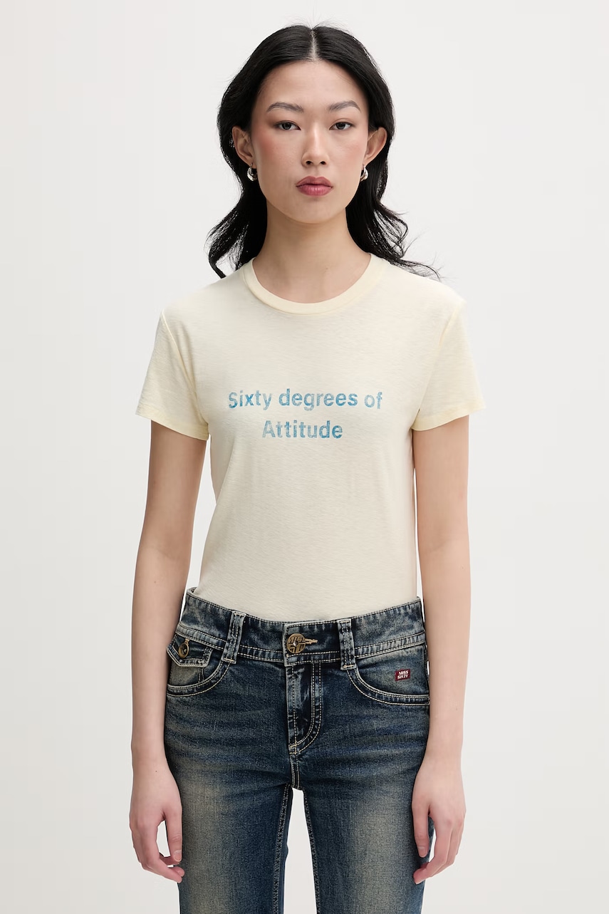 Miss Sixty tricou pentru femei, cu bumbac