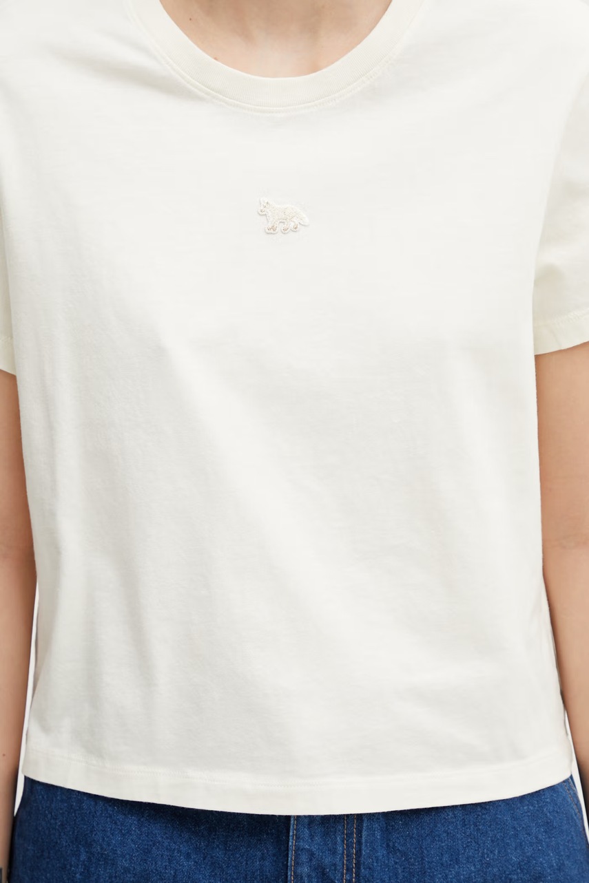 Maison Kitsuné T-shirt bawełniany damski (zdjęcie 4)