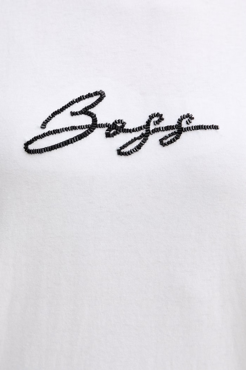 BOSS Orange top na trénink dámský bavlněný (obrázek 5)