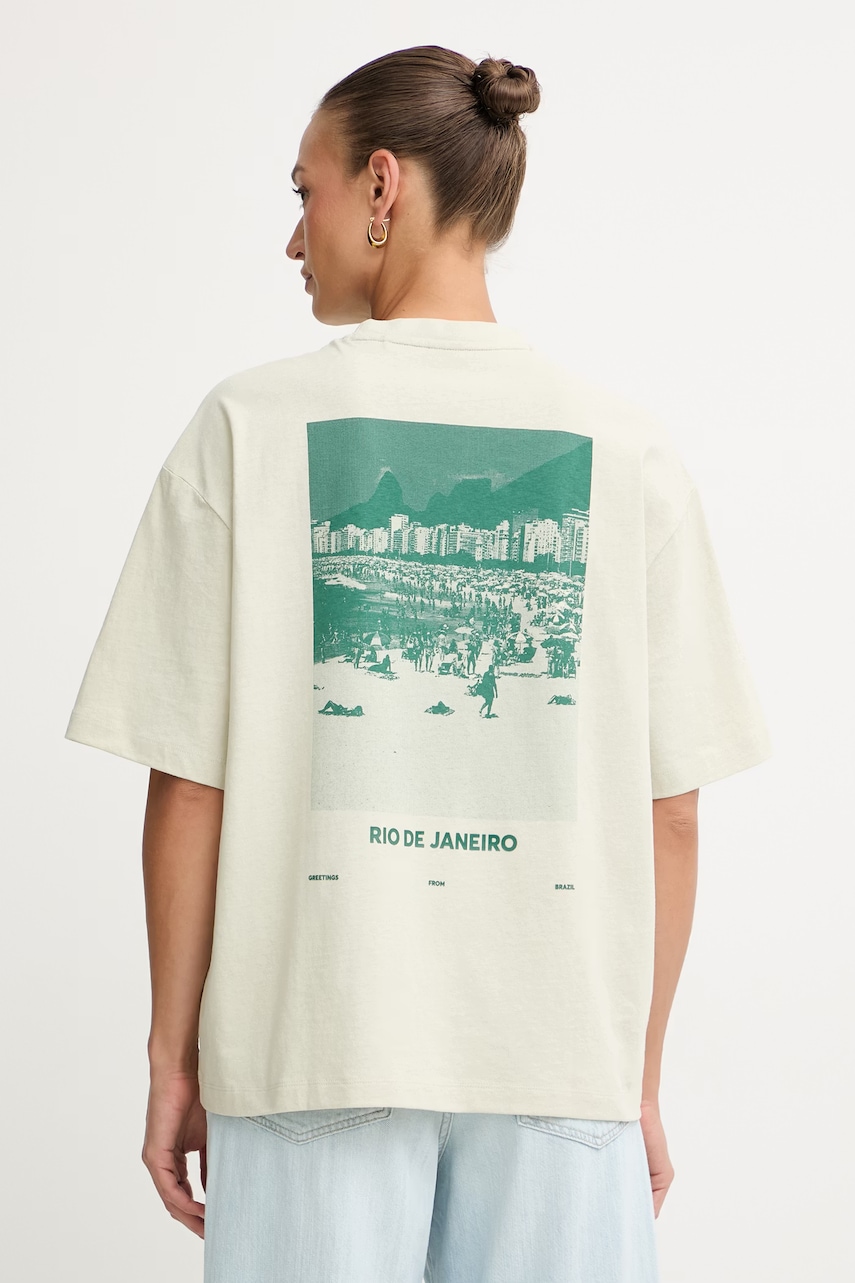 BOSS Orange T-shirt γυναικείο βαμβακερό C Eboys 2 50559078 πράσινο XS,L,M,S,XL