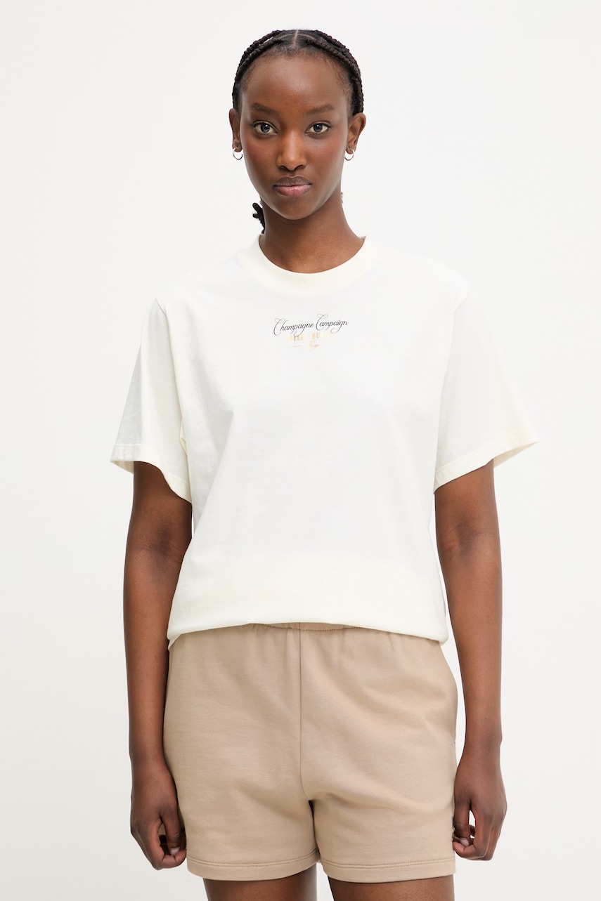 HUGO t-shirt γυναικείο βαμβακερό Vintage Tee_24 50561264 λευκό XS,L,S,M,XL