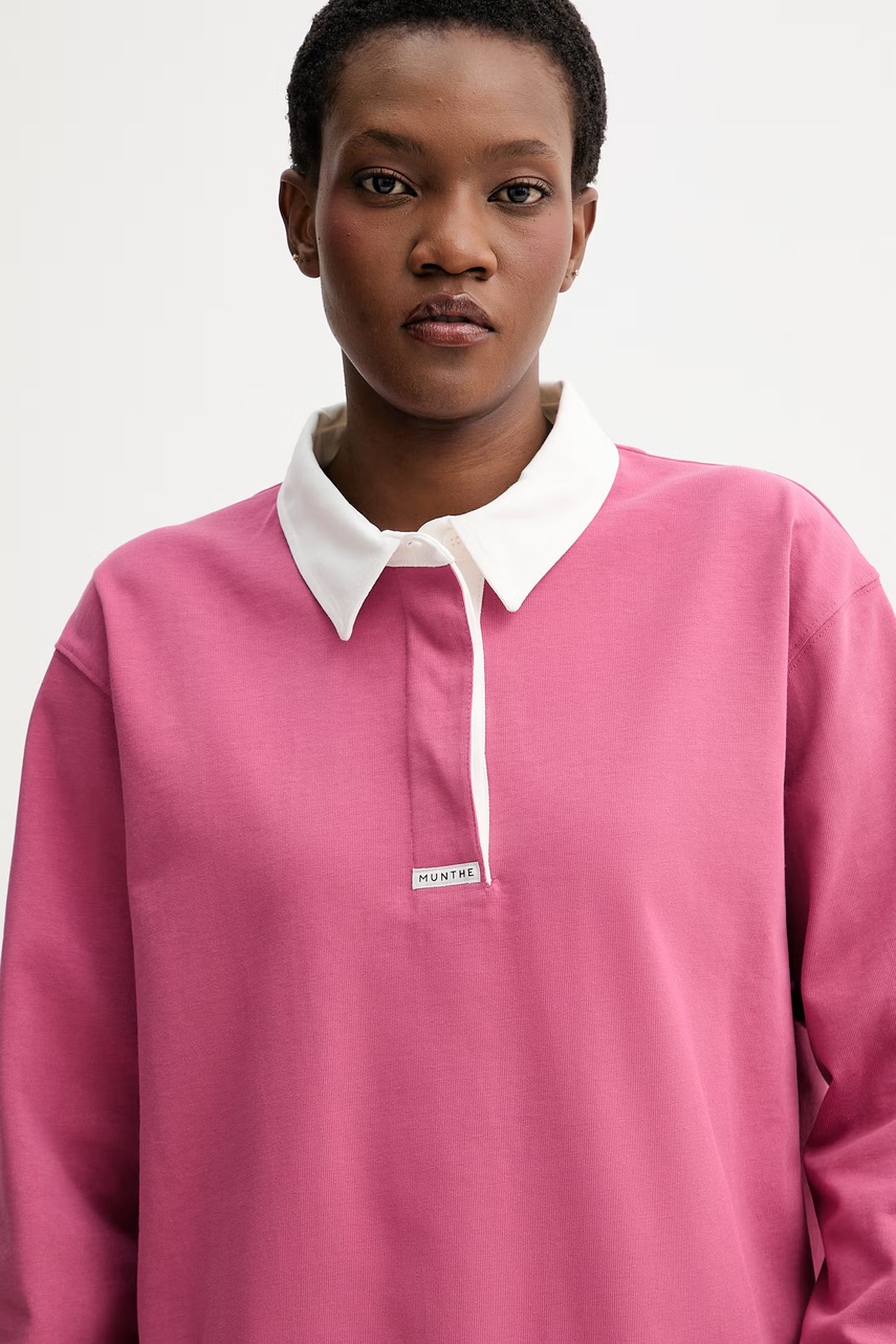 Bavlněné tričko s dlouhým rukávem MUNTHE BECENT (obrázek 4)