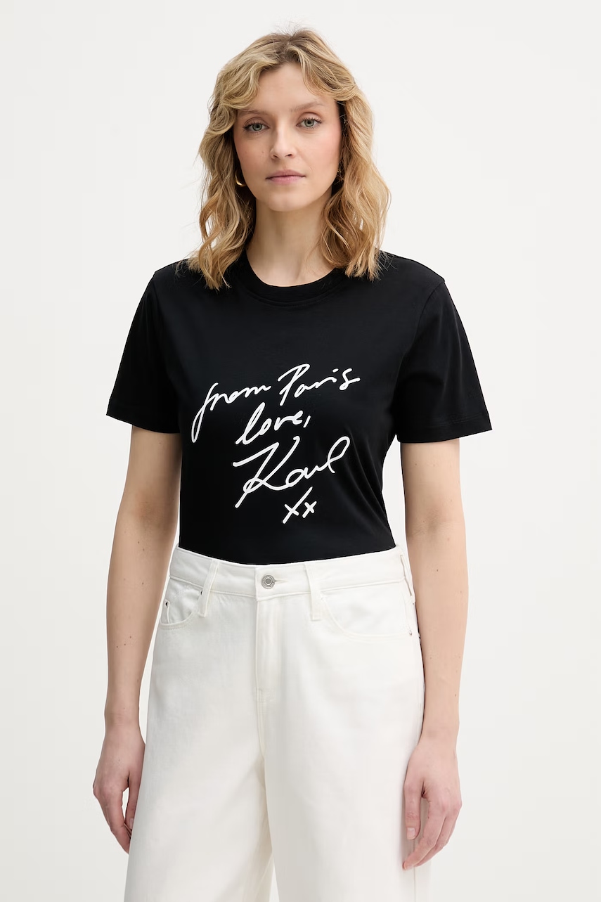 Karl Lagerfeld T-shirt γυναικείο βαμβακερό