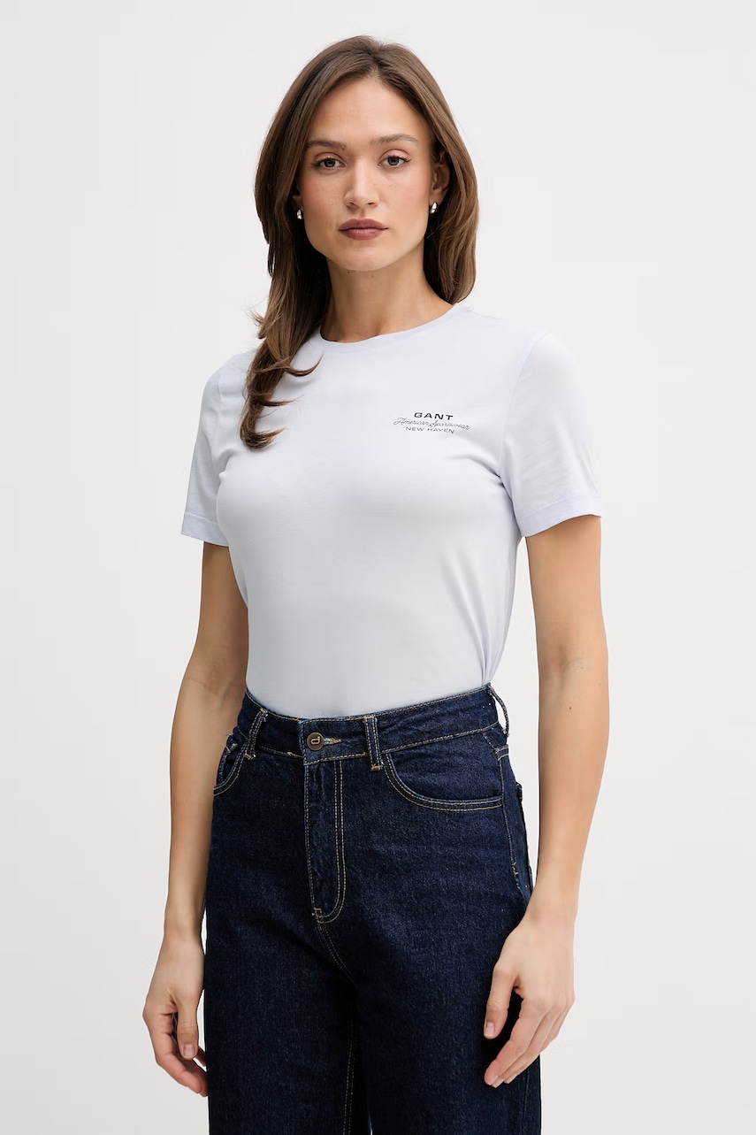 Gant T-shirt Γυναικείο βαμβακερό