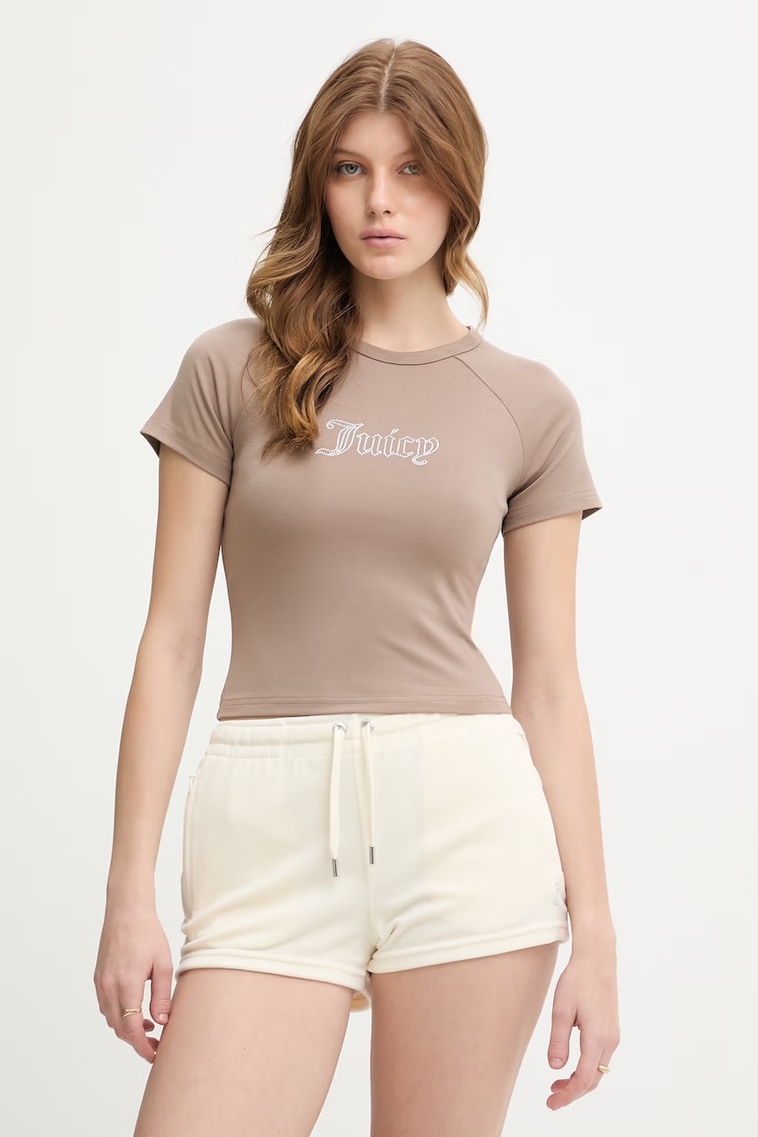 Juicy Couture t-shirt γυναικείο με μοντάλ JC BABY TEE