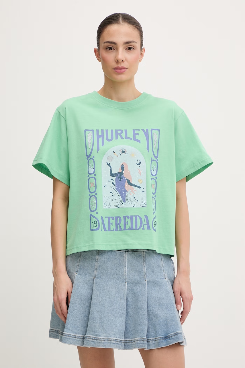 Hurley t-shirt γυναικείο βαμβακερό